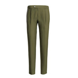 Matcha Latte Green Cotton Chinos