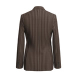 Dasht-e Kavir Brown Stripes Blazer