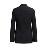 Luxembourg Night Black & Grey Tessilstrona Blazer