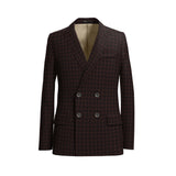 North Creek Brown Checks Blazer