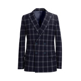 Westcott Navy Blue Checks Blazer