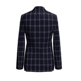 Westcott Navy Blue Checks Blazer