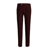 Peruvian Paso Maroon Cotton Chinos