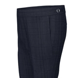Bleu de France Blue Checks Guabello Trouser
