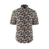 Classic Brushstrokes Printed Cotton Shirt