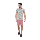 Abstract Affair Printed Cotton Shirt