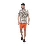 Mirth of the Earth Printed Cotton Shirt