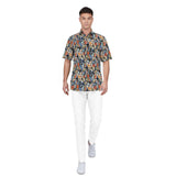Vibrantly Wild Printed Cotton Shirt