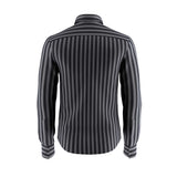 قميص مخطط باللون الأسود والرمادي لايف أون ستيج