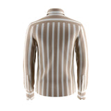 قميص أرضي من القطن البني كوكو