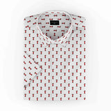 Aloha Vibes White Cotton Shirt