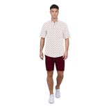 Aloha Vibes White Cotton Shirt