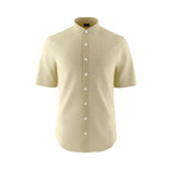 Lemon Isle Yellow Linen Shirt