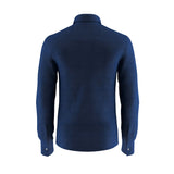 قميص قطن أزرق ملكي