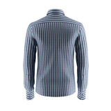 Tripod Touch Blue Striped Shirt