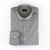 Grey Mist Solid Cotton Shirt