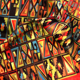 مربع الجيب المطبوع متعدد الألوان