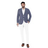 Pacific Skyscrapers Blue Holland & Sherry Blazer