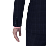 بدلة غوابلو بالشيكات الزرقاء من Vivid Dreams