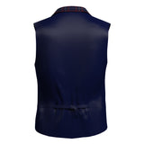 Broncos Blue Checks Waistcoat