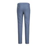 Blue Morpho Blue Cotton Chinos