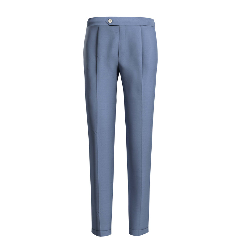 Blue Morpho Blue Cotton Chinos