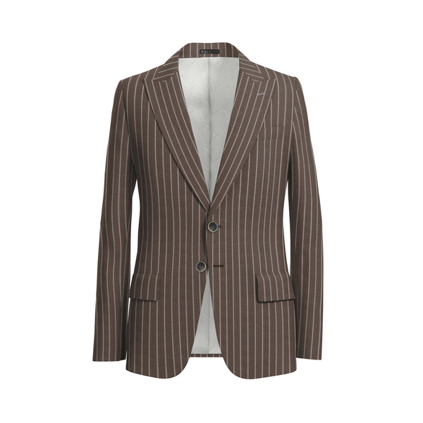 Dasht-e Kavir Brown Stripes Blazer