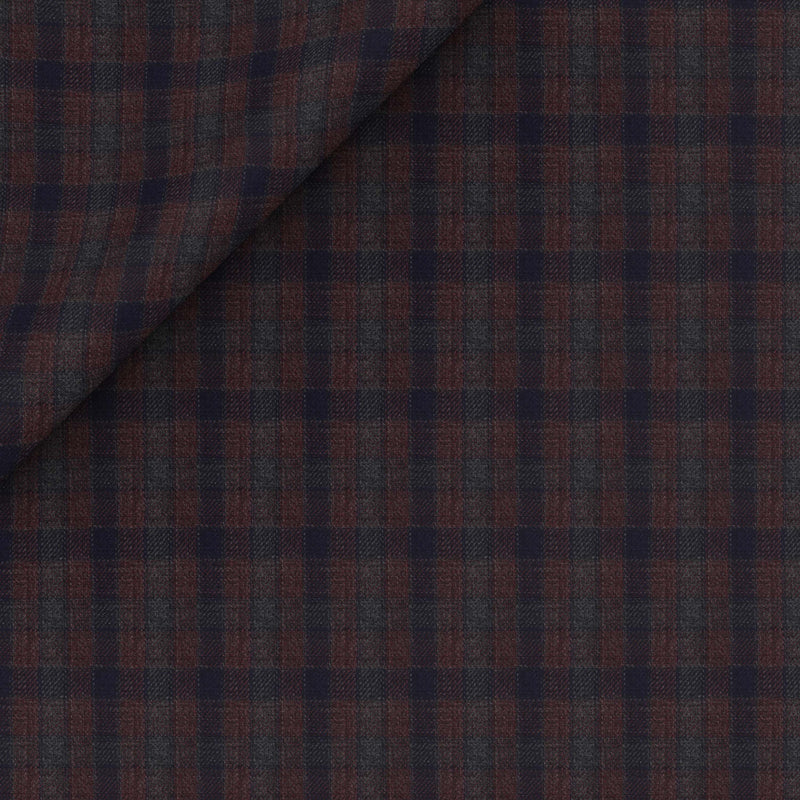 Smoked Hickory Brown & Blue Checks Blazer