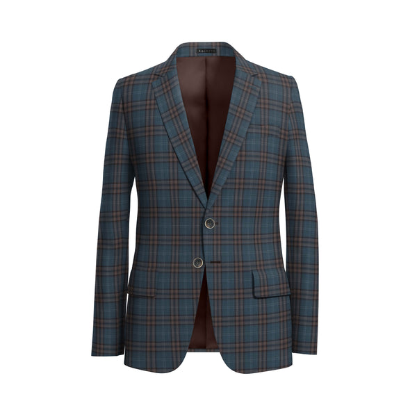 Fernando de Noronha Blue Checks Blazer