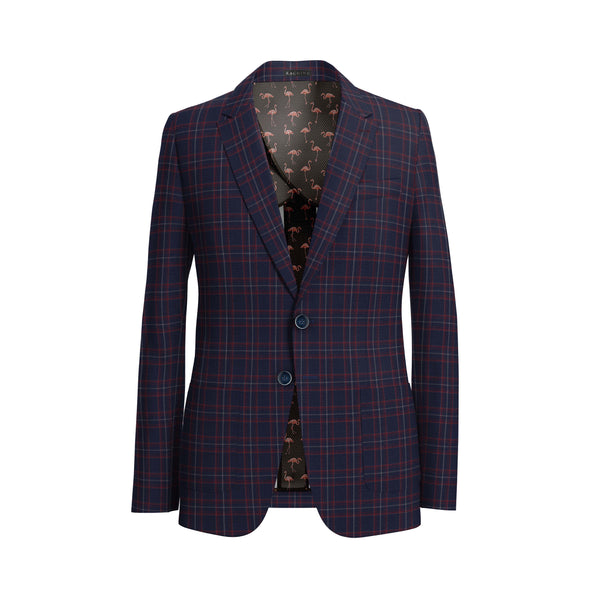 Lofoten Islands Blue Checks Blazer