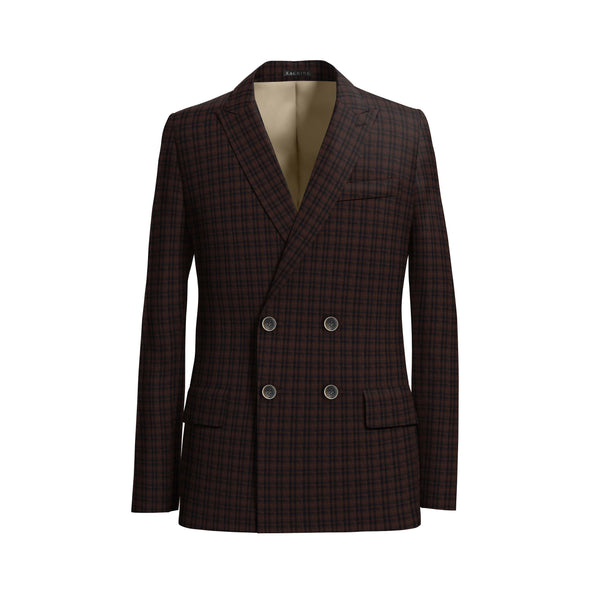 North Creek Brown Checks Blazer