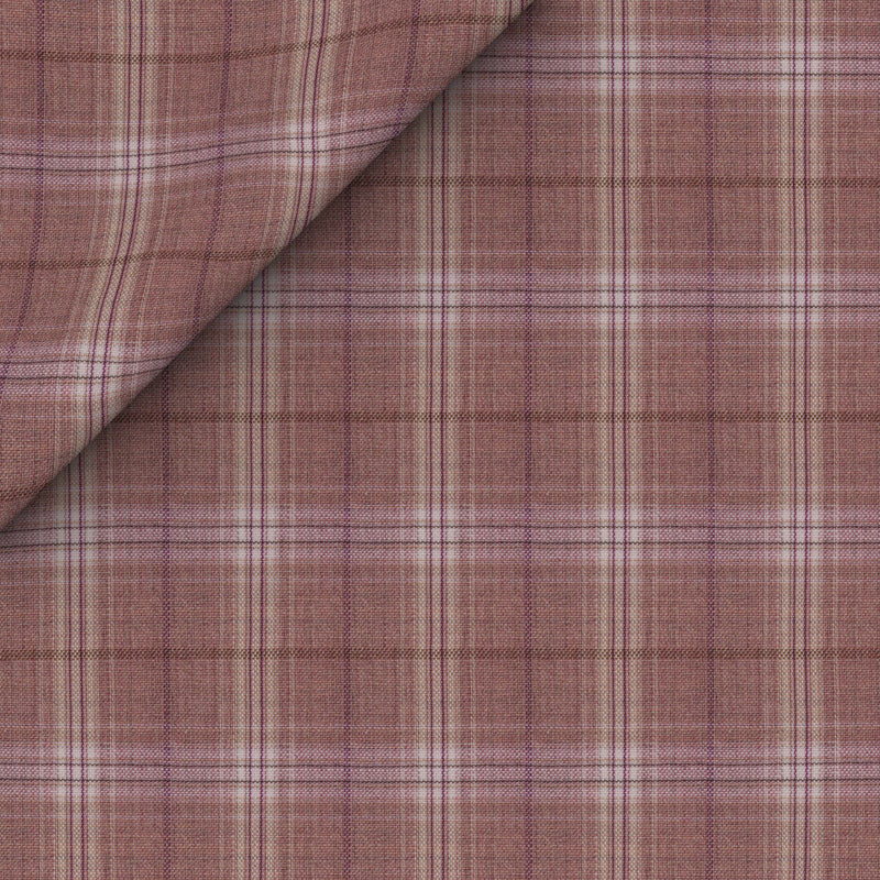 Wineberry Fields Pink Checks Blazer