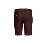 Peruvian Paso Maroon Cotton Shorts