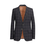 Iron Ore Grey Checks Blazer