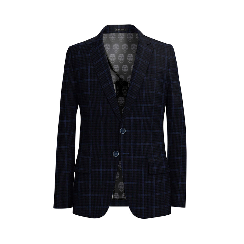 Old Navy Blue Checks Blazer