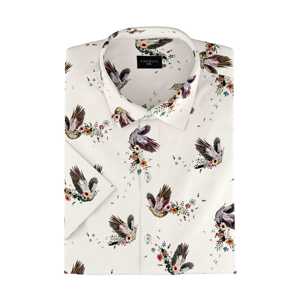 Nature's Instincts Printed Cotton Shirt