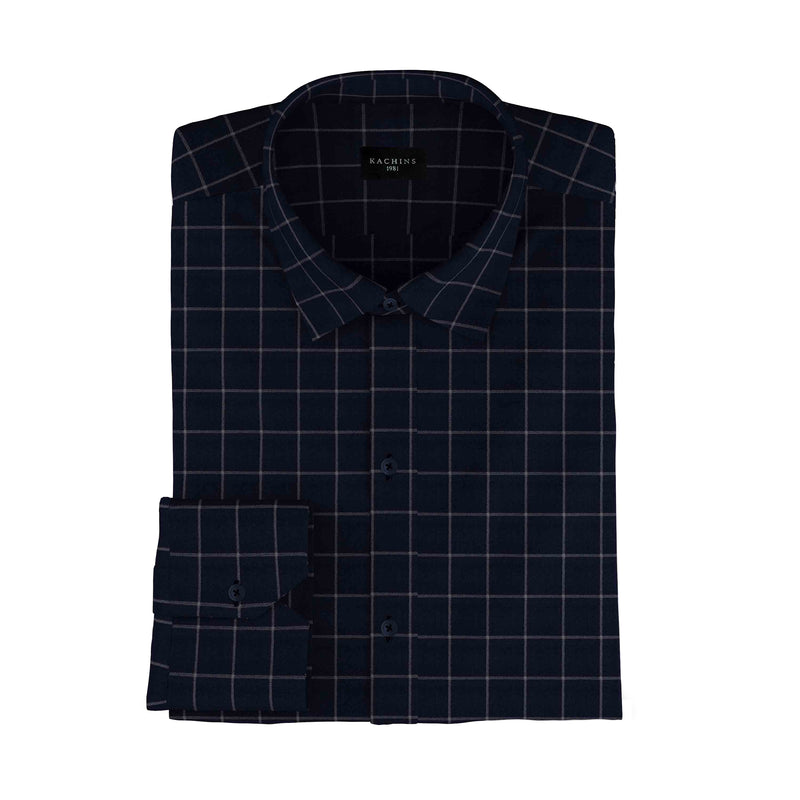 Water Wolf Blue Cotton Shirt