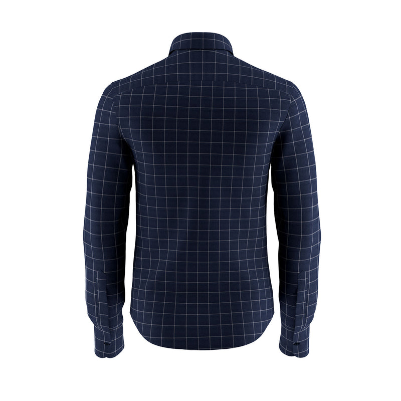 Water Wolf Blue Cotton Shirt
