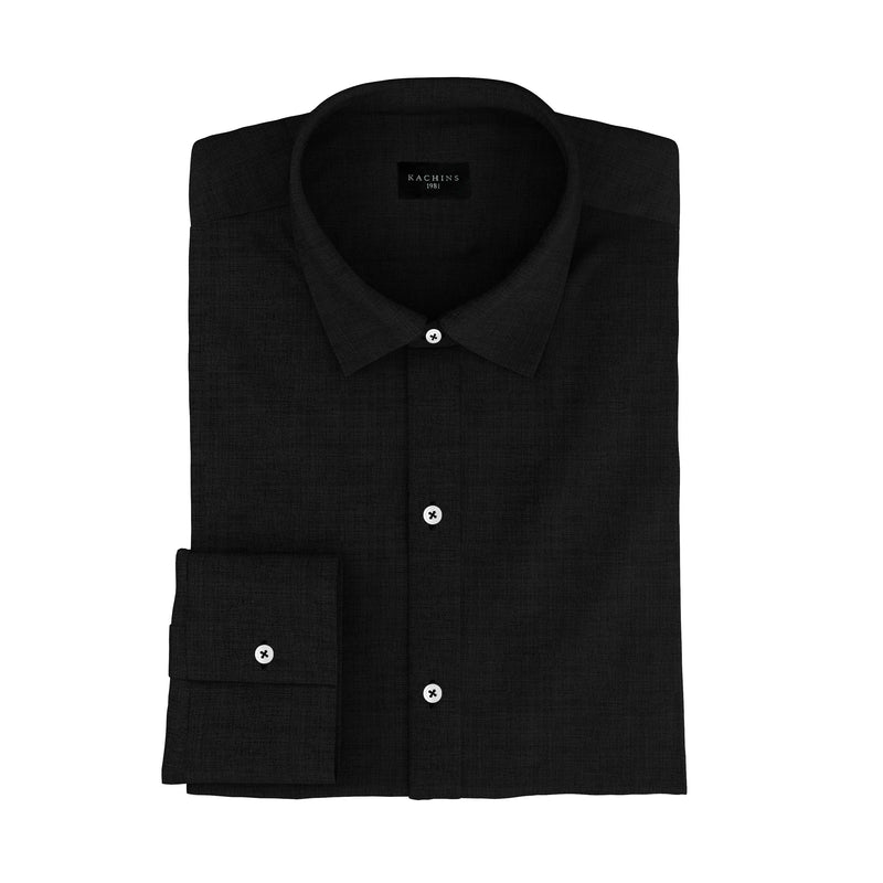 Midnight Summer Black Linen Shirt