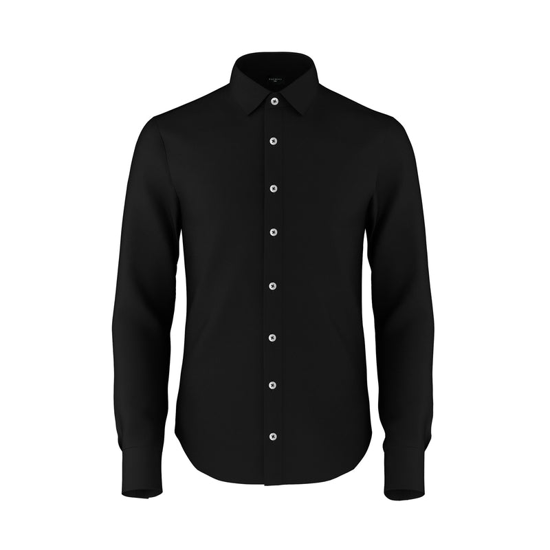 Midnight Summer Black Linen Shirt