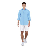 Life's a Beach Blue Linen Shirt