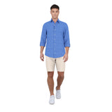 North Shore Blue Linen Shirt