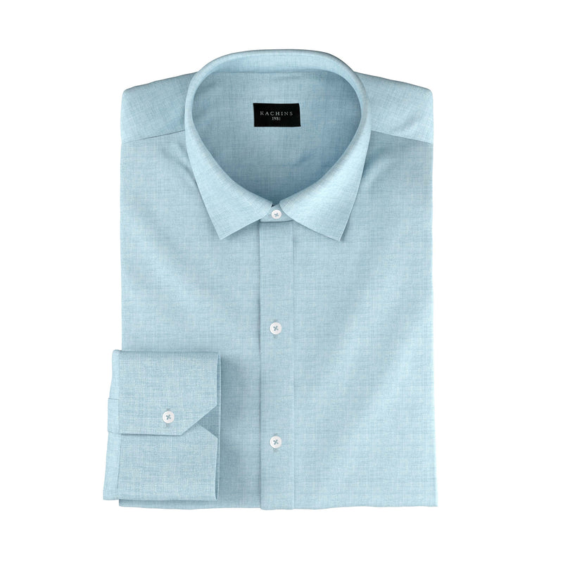 Crystal Wharf Blue Linen Shirt