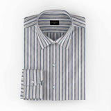 Easy Breezy Blue Striped Linen Shirt