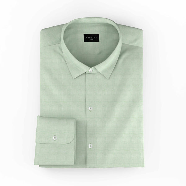 Minty Mornings Green Linen Shirt