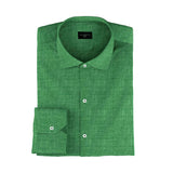 Tropical Tides Green Linen Shirt