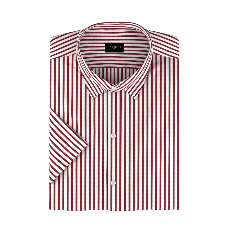 Bora Bora White-Red Linen Shirt