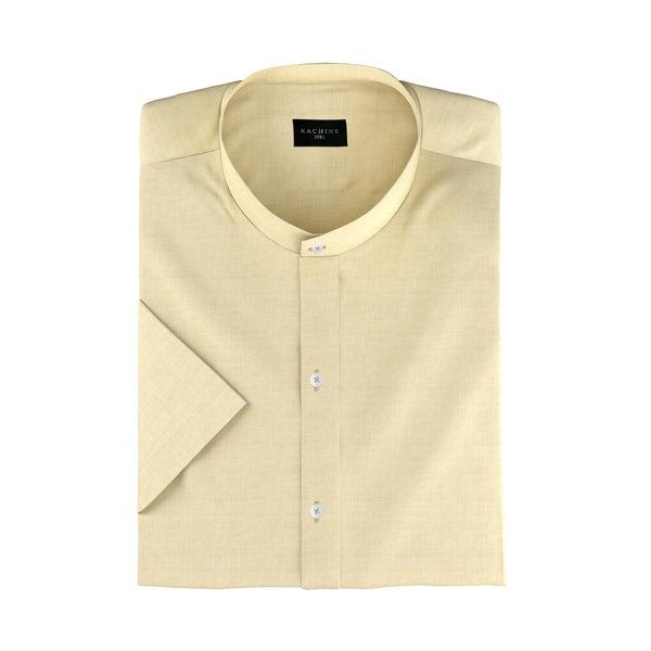 Lemon Isle Yellow Linen Shirt