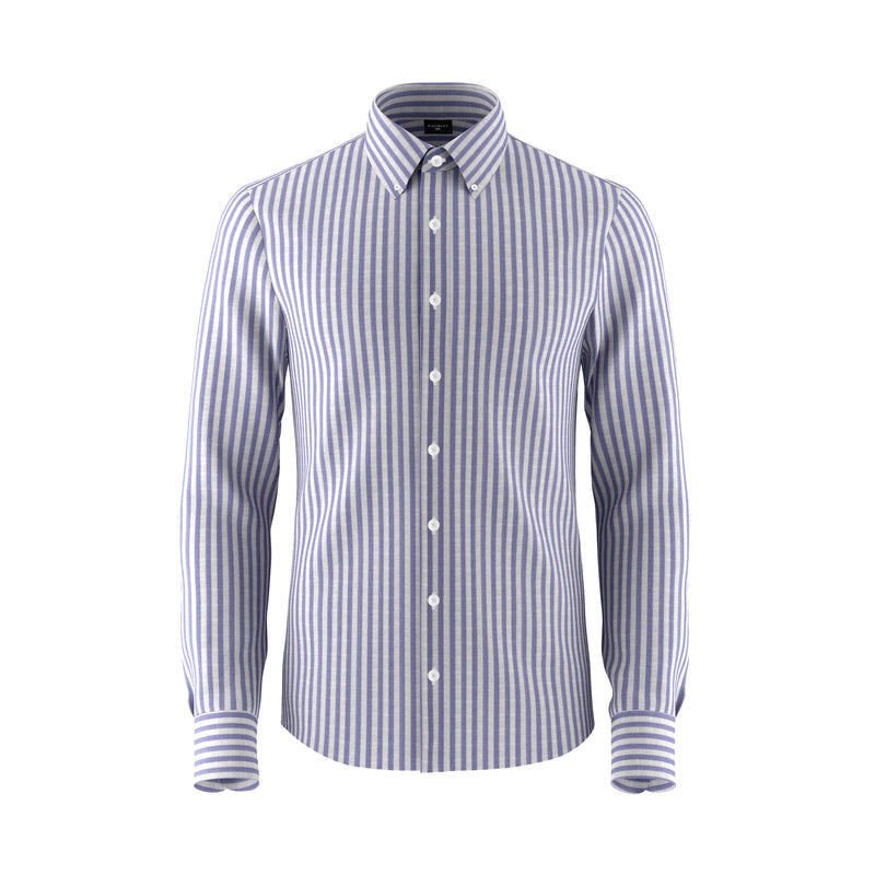 Nautical Hues Blue Seersucker Shirt