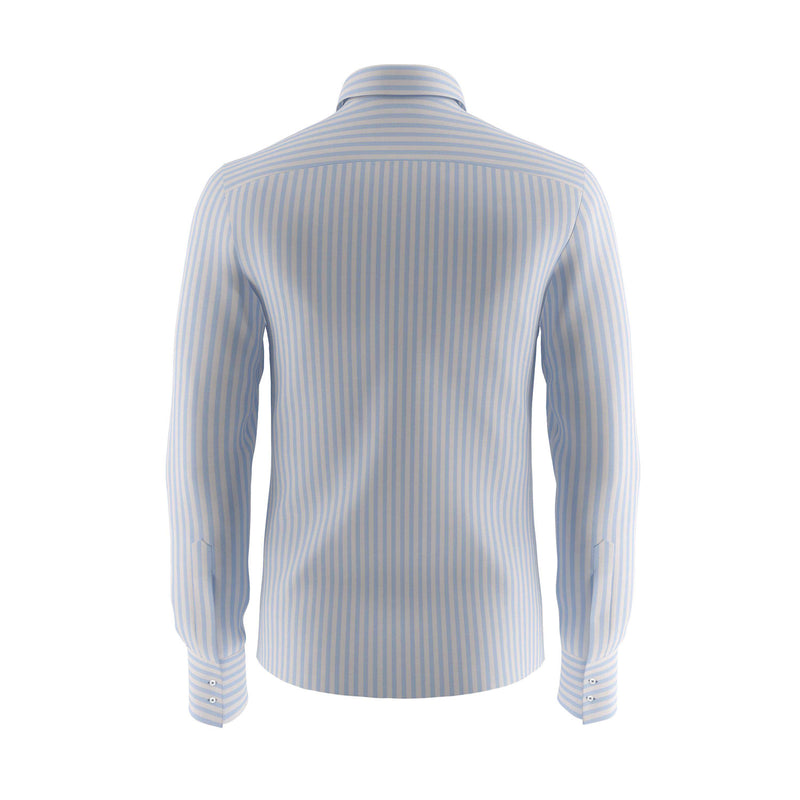 Island Instinct Blue Seersucker Shirt